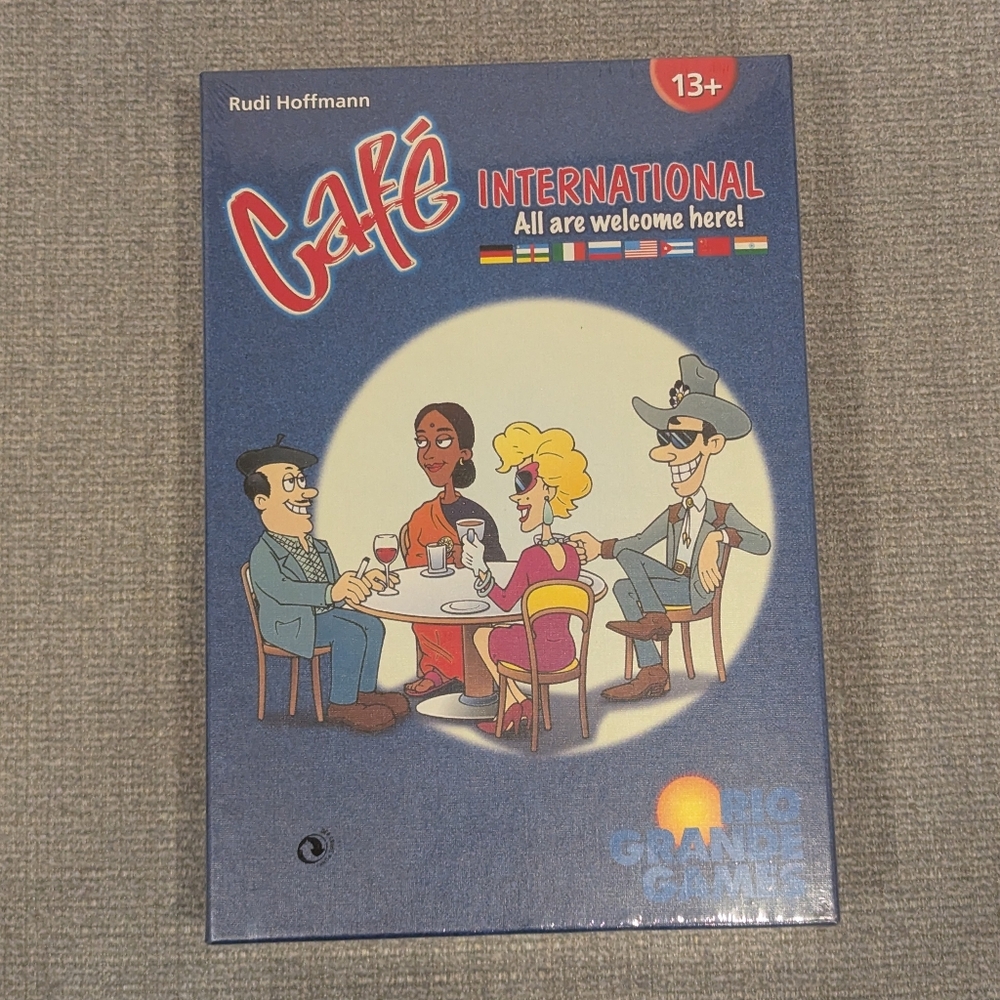 Café International Board Game Rio Grande Games Abstract Strategy NIB Sealed